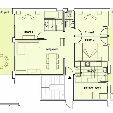 Apartment Panoramic 4 2b *