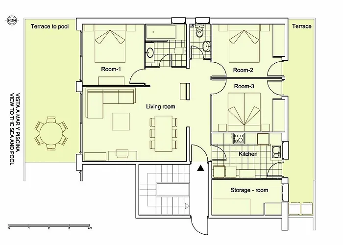 Apartment Panoramic 4 2b *
